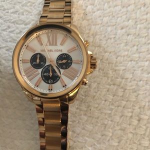 Michael Kors watch aviator style.  Needs battery.